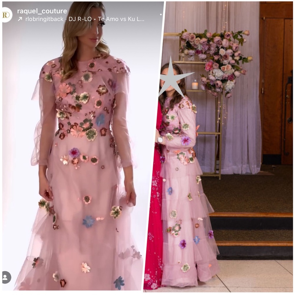 Raquel Couture lilac gown size 4